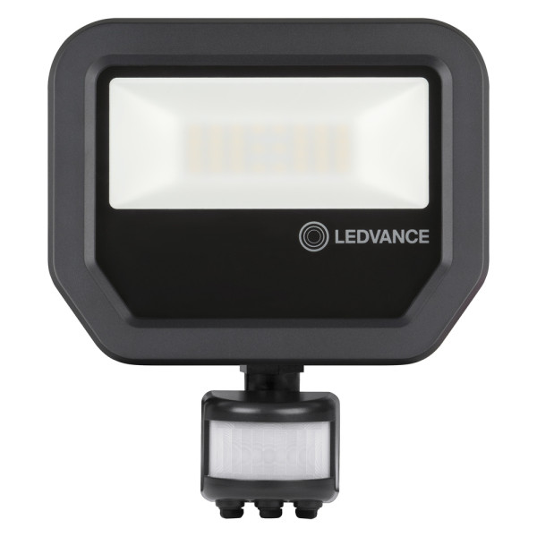 Ldv fl pfm sym 100 s 20w/4000k 2400lm ip65 100° noir projecteur sensor ledvance