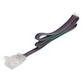 Accessoire ruban led value connecteur d'alimentation 500mm 4 pins rgb protégé 