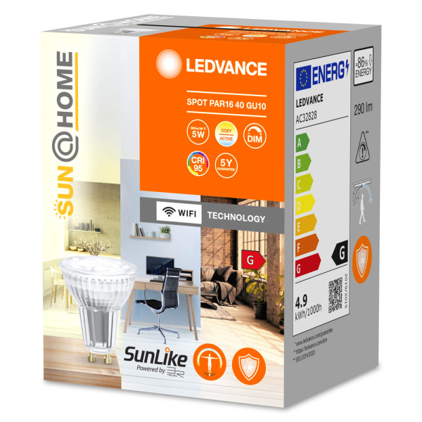 Ledvance smart+ hcl wf par16 230v tw gu10