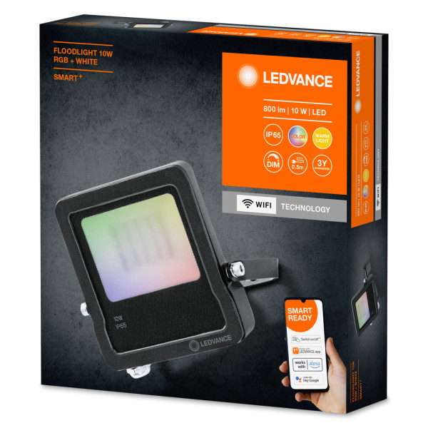 Ledvance smart+ wf flood 10w rgbw 630lm