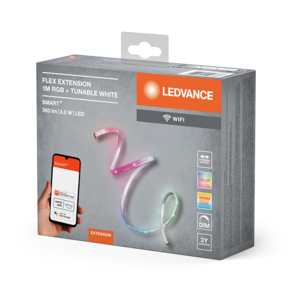 Ledvance smart+ wf flex 1m ext rgbtw 320lm