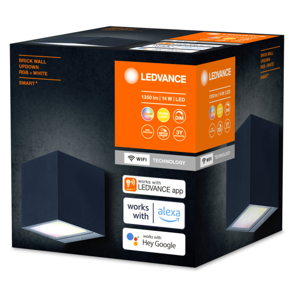 Ledvance smart+ wf outd brick rgbw dg      