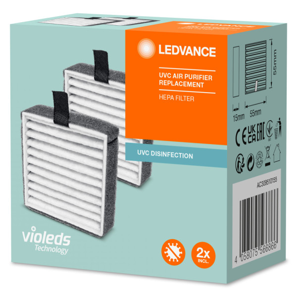 Ldv uvc air purifier filtre de remplacement hepa ledvance