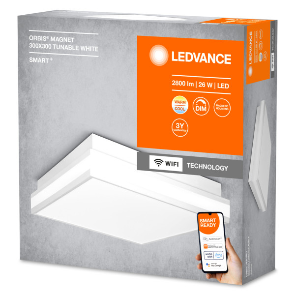 Ledvance smart+ wf orbismagnet 300x300tw wt