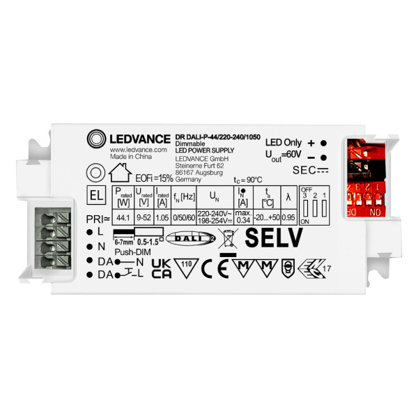 Driver led performance courant constant 44 w 1050 dali