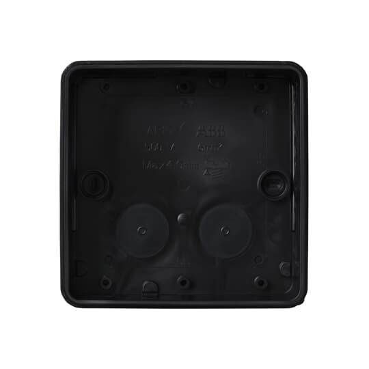 Ap10m -boîte de dérivation ip65 eco solutions-h104xl104xp45mm- noir - gwt 650°c