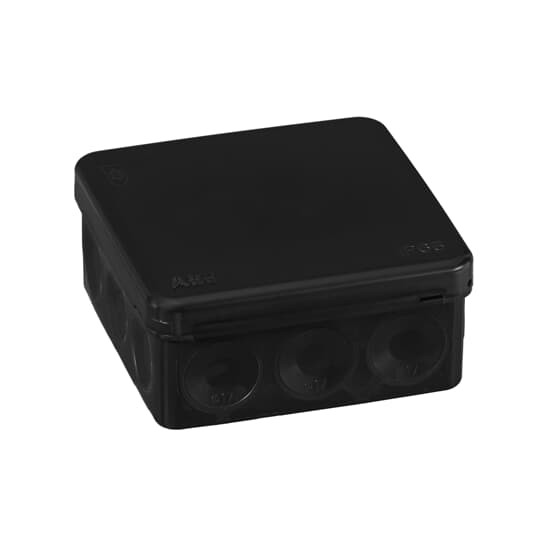 Ap9m -boîte de dérivation ip65 eco solutions-h86xl86xp39mm- noir - gwt 650°c