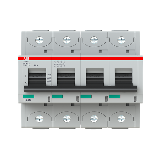 Disjoncteur s804s 4p 125a ucb raccordement à vis - 50ka (6 modules)