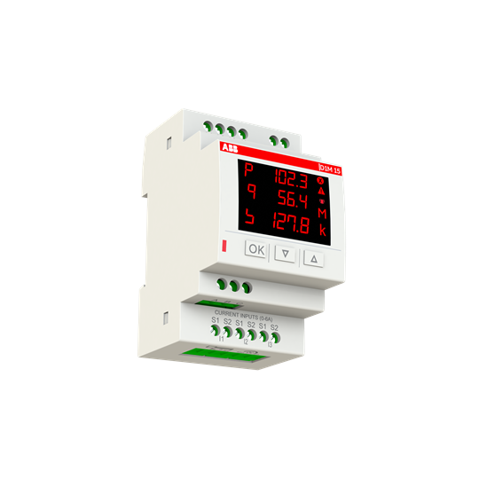 D1m 15 centrale de mesures modulaire montage sur rail modbus rtu ( led )