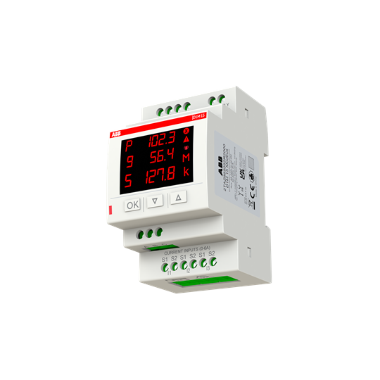 D1m 15 centrale de mesures modulaire montage sur rail modbus rtu ( led )