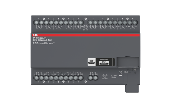 Ba-m-8.230.1.1 actionneur fah stores/bso 8 voies 230v