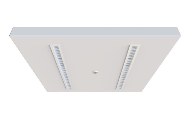 Luminaires encastrés opticlip terra 600 2l 27w 3300lm 840 ssa