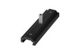 Rail onetrack support moyen avec pince m6 aluminium noir s-9000/322-m6-b