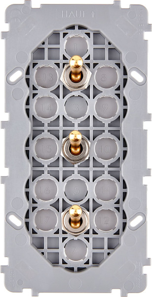 Mécanisme Doré double verticale 3 va et vient alignes (074-203G)