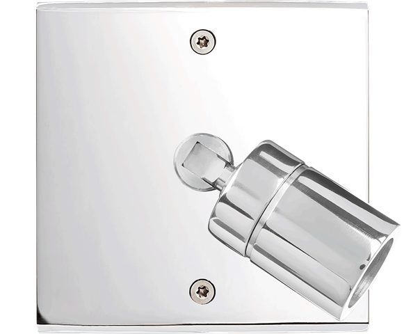 Façade Confidence Laiton  Chrome simple SPOT 360° (211-415)