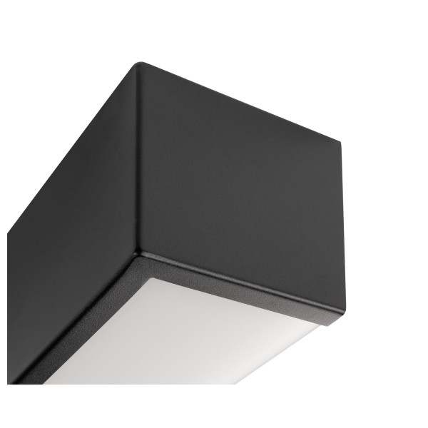 Chrombo, applique en saillie, carrée, 3000 k, 8 w, phase, 120°, noir