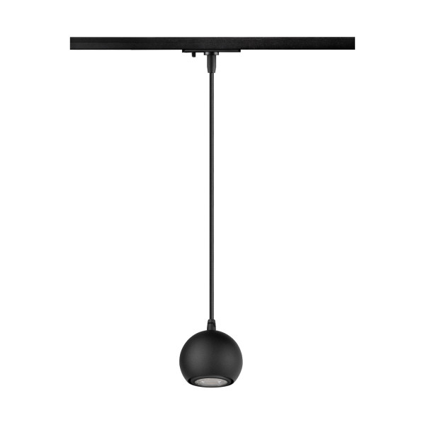 Light eye® 90, suspension, gu10, longueur susp. 150 cm, 1x max. 6 w, noir mat