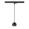 Light eye® 90, suspension, gu10, longueur 150 cm, 1x max. 6 w, noir mat