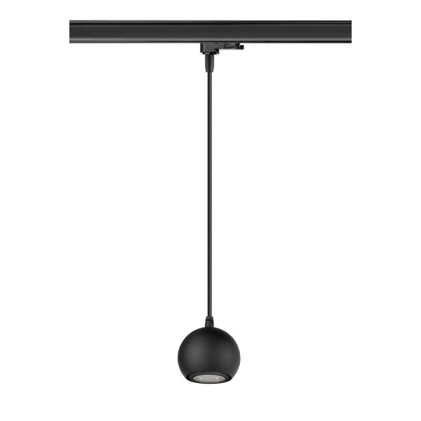 Light eye® 90, suspension, gu10, longueur 150 cm, 1x max. 6 w, noir mat