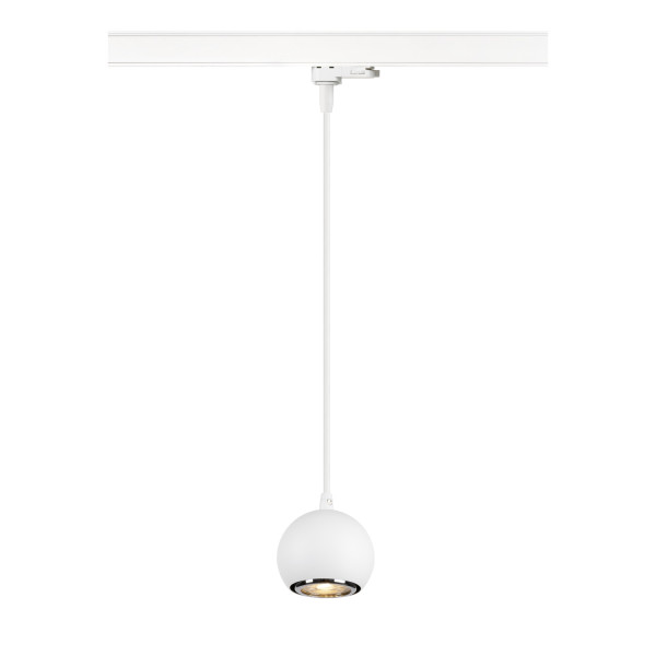 Light eye® 90, suspension, gu10, longueur 150 cm, 1x max. 6 w, blanc mat