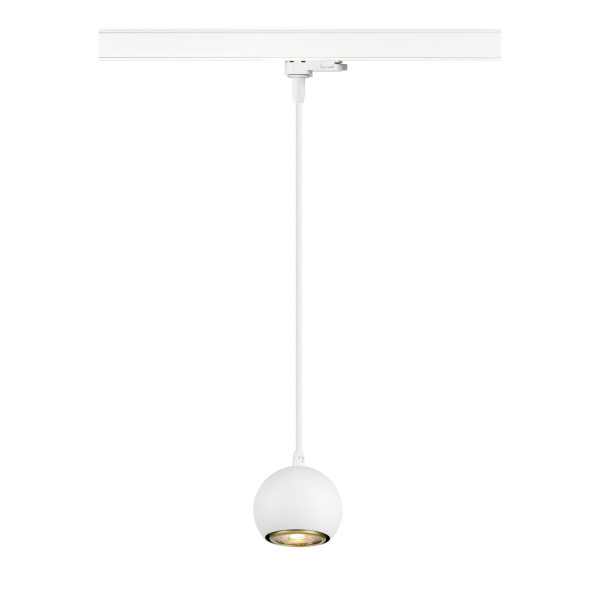 Light eye® 90, suspension, gu10, longueur 150 cm, 1x max. 6 w, blanc mat