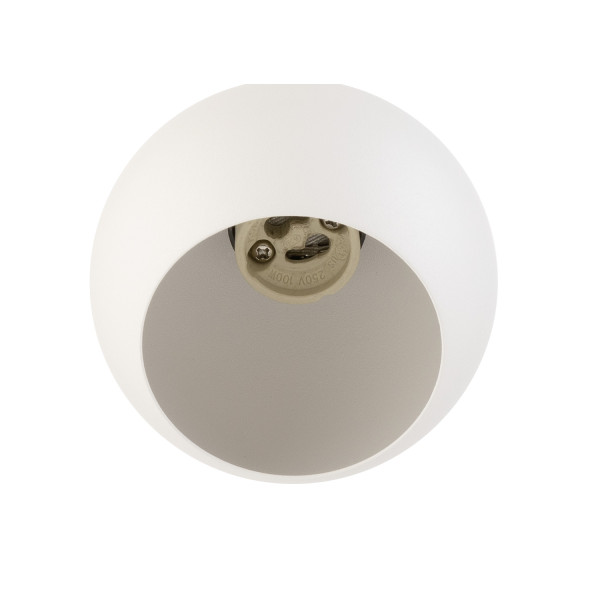 Light eye® 90, suspension, gu10, longueur 150 cm, 1x max. 6 w, blanc mat