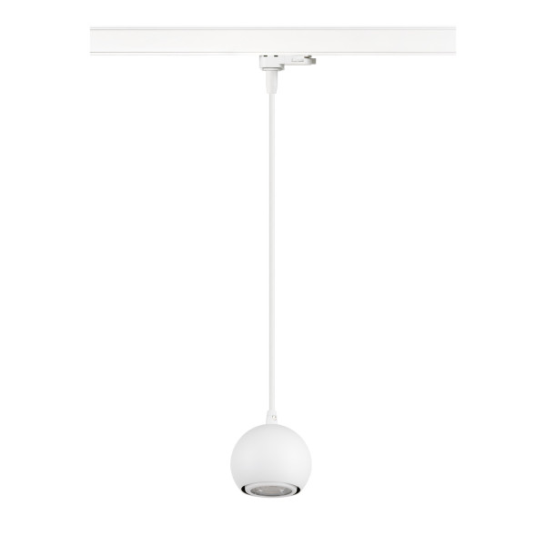 Light eye® 90, suspension, gu10, longueur 150 cm, 1x max. 6 w, blanc mat