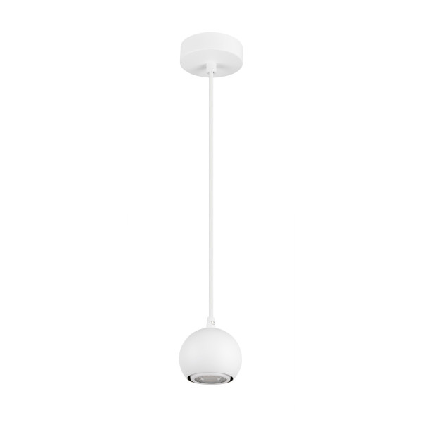 Light eye® 90, suspension, gu10, longueur susp. 150 cm, 1x max. 6 w, blanc mat