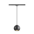 Light eye® 150, suspension, gu10, longueur susp. 150 cm, 1x max. 13 w, noir mat