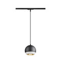 Light eye® 150, suspension, gu10, longueur susp. 150 cm, 1x max. 13 w, noir mat