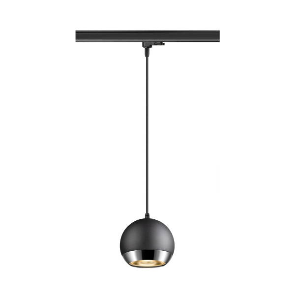 Light eye® 150, suspension, gu10, longueur 150 cm, 1x max. 13 w, noir mat