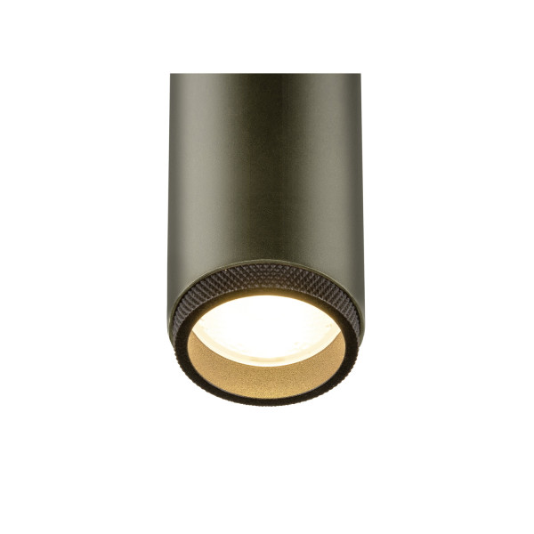 Grip! m, spot, cylindrique, 2-3k, 15 w, dim to warm, phase, 42°, bronze / noir