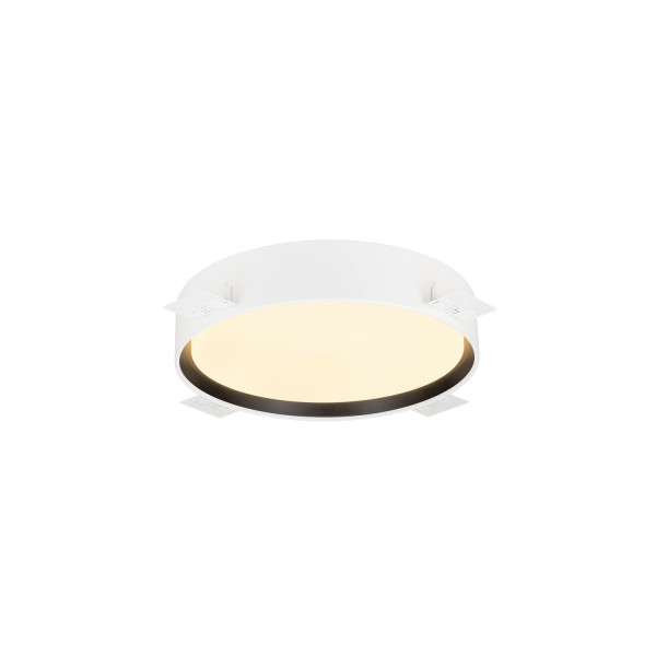 Decona, plafonnier et applique en saillie, rond, 2700/3000 k, 18 w, phase, noir