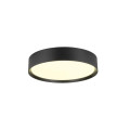 Decona, plafonnier et applique en saillie, rond, 2700/3000 k, 18 w, phase, noir