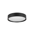 Decona, plafonnier et applique en saillie, rond, 2700/3000 k, 18 w, phase, noir