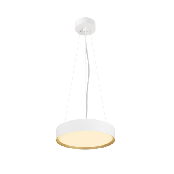 Decona, plafonnier et applique, rond, 2700/3000 k, 18 w, phase, blanc / doré