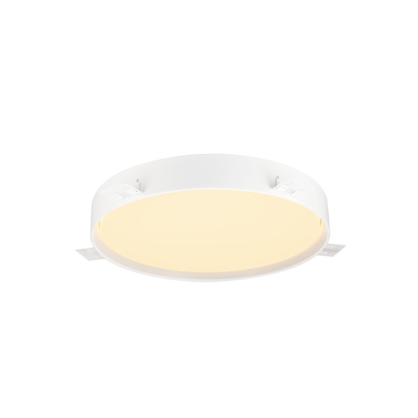 Decona, plafonnier et applique en saillie, rond, 2700/3000 k, 23 w, phase, blanc