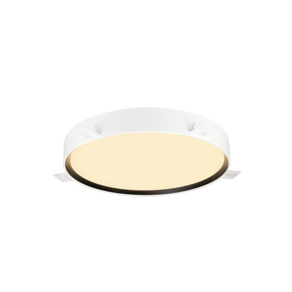 Decona, plafonnier et applique en saillie, rond, 2700/3000 k, 23 w, phase, noir