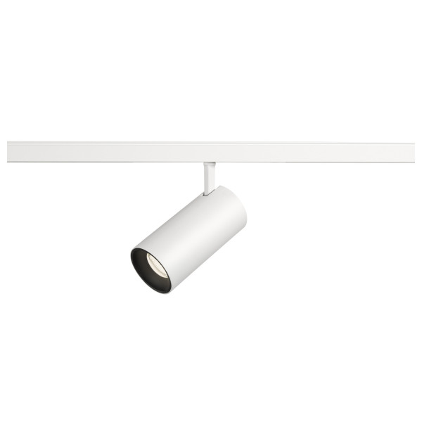 Numinos® s 48v track dali, spot, blanc/noir, 16w, 1280 lm, 4000k, irc90, 20°