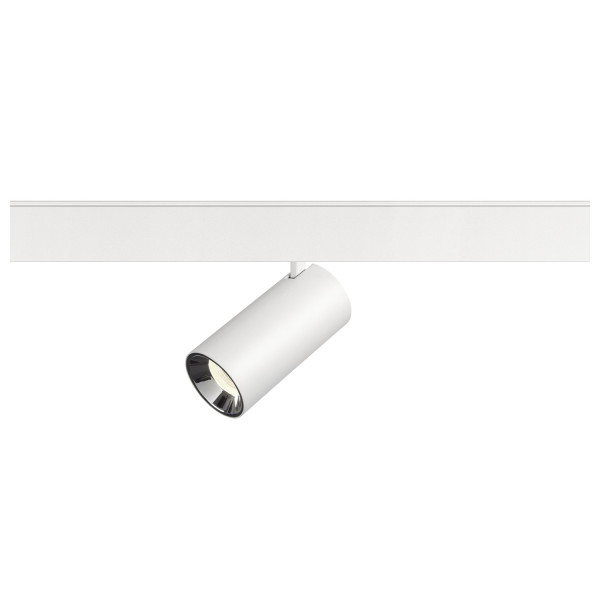 Numinos® s 48v track dali, spot, blanc/chromé, 16w, 1350 lm, 4000k, irc90, 20°