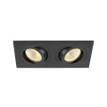 New tria®, double module led, 2700 k, 38°, phase, noir