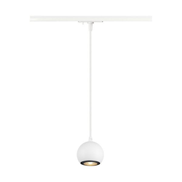 Light eye® 90, suspension, gu10, longueur susp. 150 cm, 1x max. 6 w, blanc mat