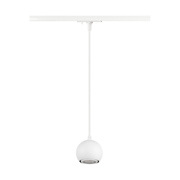 Light eye® 90, suspension, gu10, longueur susp. 150 cm, 1x max. 6 w, blanc mat