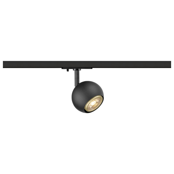 Light eye® 90, spot monophasé, rond, gu10, 1x max. 6 w, noir mat