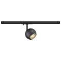 Light eye® 90, spot monophasé, rond, gu10, 1x max. 6 w, noir mat