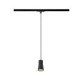 Puri 2.0 cone, suspension, gu10, longueur susp. 200 cm, 1x max. 6 w, noir