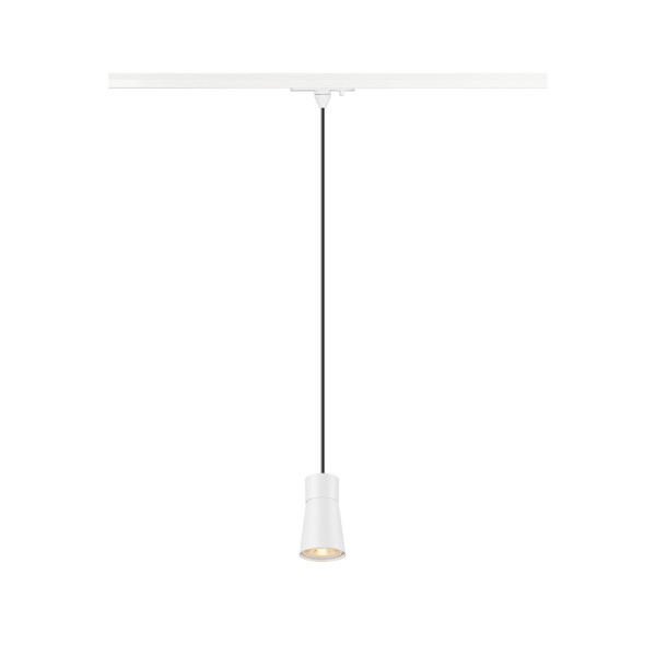 Puri 2.0 cone, suspension, gu10, longueur susp. 200 cm, 1x max. 6 w, blanc