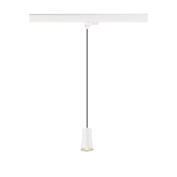 Puri 2.0 cone, suspension, gu10, longueur 200 cm, 1x max. 6 w, blanc