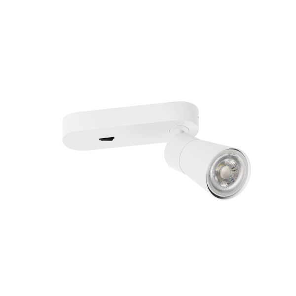 Puri 2.0 cone, plafonnier et applique, carré, 1x max. 6 w gu10, blanc