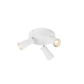 Puri 2.0 cone, plafonnier et applique en saillie, rond, 3x max. 6 w gu10, blanc